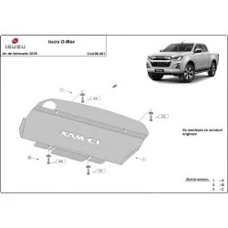 Stalowa osłona chłodnicy Isuzu D-Max (2019-2026)